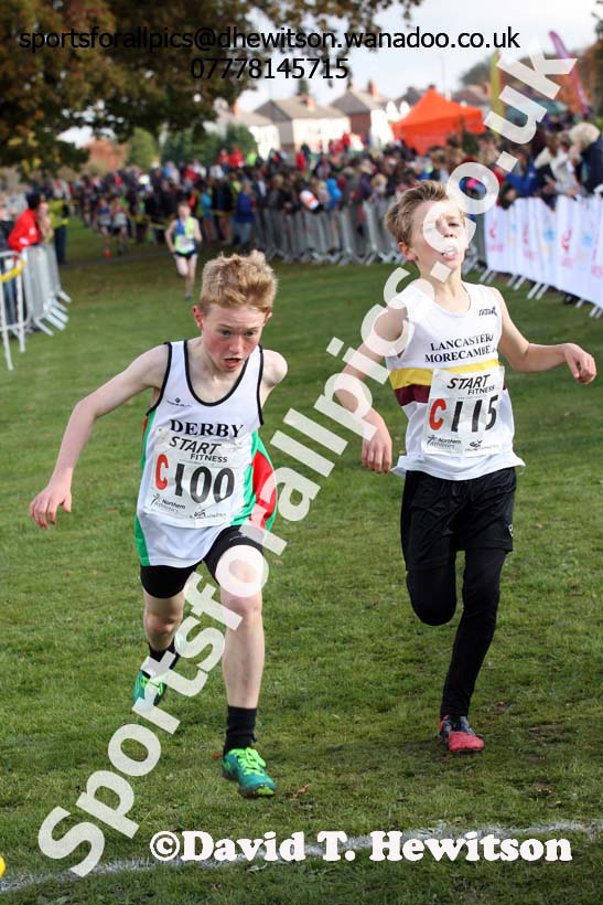 Boys under-13s Northern Cross Country Relays. Photo: David T. Hewitson/Sports for All Pics